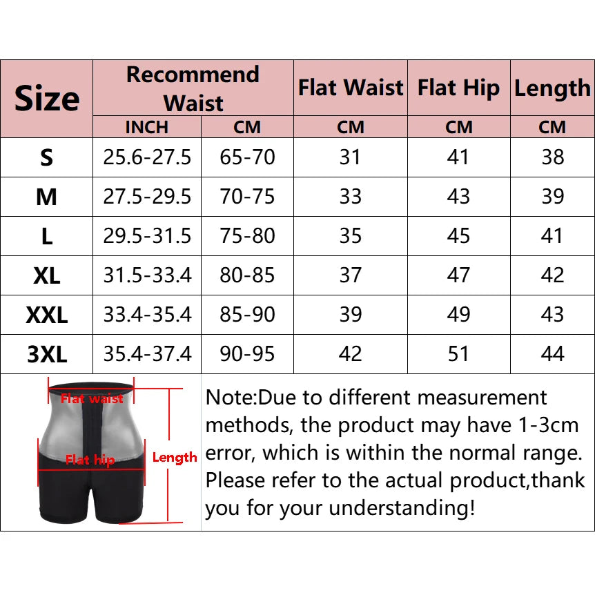 Women Hot Sweat Sauna Pants Body Shaper Shorts Weight Loss Slimming Shapewear Waist Trainer Tummy Control Thermo Leggings Gym