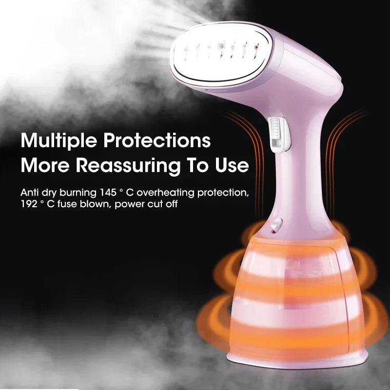 1500W Handheld Garment Steamer For Clothes 330ml Portable Household Fabric Small Electric Steam Iron Machine For Home Travel Use