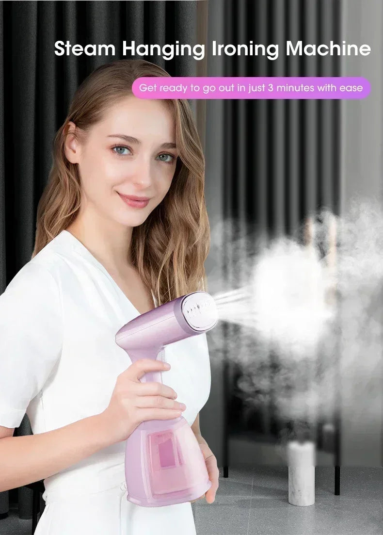 1500W Handheld Garment Steamer For Clothes 330ml Portable Household Fabric Small Electric Steam Iron Machine For Home Travel Use